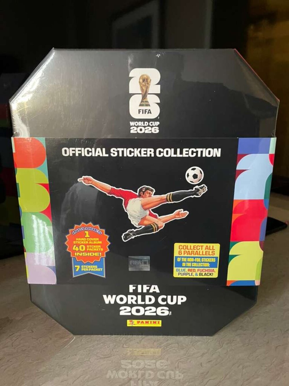 SEALED! 2026 Panini FIFA World Cup Sticker Stadium Collection Box - 40 Packs